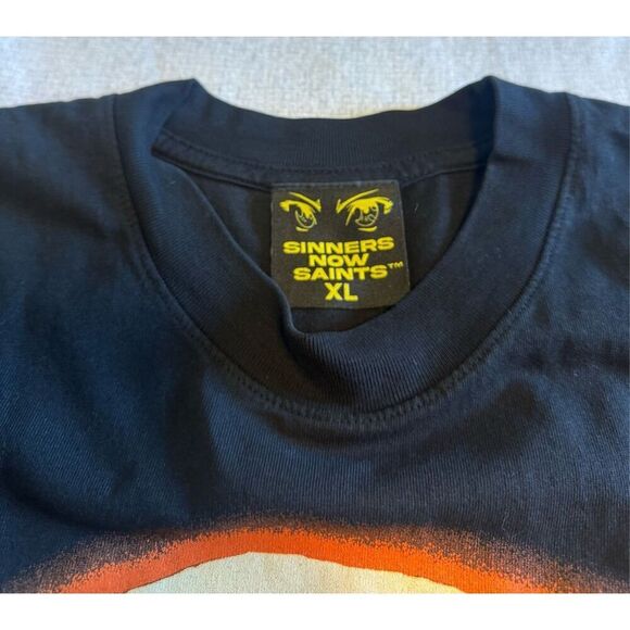 Steve Nash Size XL Big Face Head Phoenix Suns Draft Sinners Now Saints T Shirt - Picture 4 of 5